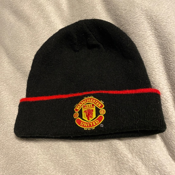 Manchester United Beanie 20 Times EPL CHAMPIONS Official Rare Vintage Cap Hat - Picture 1 of 3
